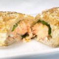 Salmon, basil & lemon turnovers