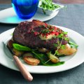 Sirloin steak with thyme & red chilli