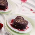 Chocolate cherry kirsch hearts