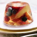 Elder scented fruit jelly