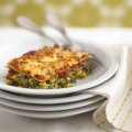 Spinach & corn lasagne