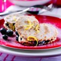 Blueberry zesty lemon curd and mascarpone wrap