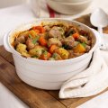 Quick & simple fruity pork casserole