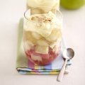 Quick Bramley apple & rhubarb trifle