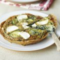 Courgette & goat's cheese fritatta