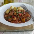 Mediterranean pork casserole with fresh thyme