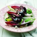 Venison & chicory salad with warm blackcurrant dressing