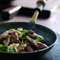 Teriyaki lamb stir-fry