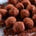 Hazelnut chocolate truffles
