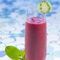 Raspberry & kiwi fruit smoothies