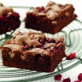 Chocolate & cranberry brownies