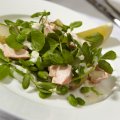 Jo Pratt's poached salmon salad