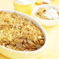 Apple & pear crumble