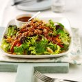 Crispy duck & sesame leafy salad