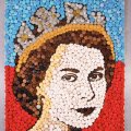Queen Elizabeth II’s image recreated using 2,012 cupcakes