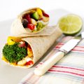 Beverley Glock's fajitas with broccoli