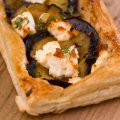 Aubergine & feta puff fingers