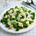 Diana Henry's Tenderstem broccoli with ricotta, lemon & shaved parmesan