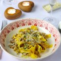 Pappardelle of shallots, wild mushrooms & tarragon