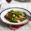 Rare rump steak with radish, chilli & roasted peanut