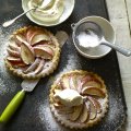 Apple Galettes with vanilla Chantilly