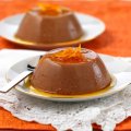 Chocolate orange pannacotta