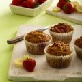 Strawberry & banana muffins