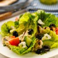 Greek feta & griddled pitta salad