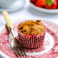 Strawberry & white chocolate muffins