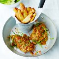 Alex Mackay's mid-week jerk roast chicken & spicy chips