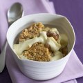 Rhubarb crumble