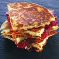 Chorizo & mozzarella quesadillas