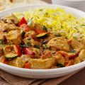 Turkey & coconut korma