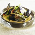 Thai green curry with mussels