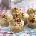 Edam, bacon & sundried tomato muffins