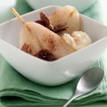 Baked pears in maple syrup