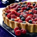 Summer fruit & orange tart