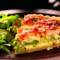 British turkey, gruyere & broccoli quiche