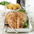 Redcurrant, horseradish & mustard-glazed turkey crown