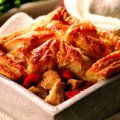 British turkey, mushroom & red pepper pie
