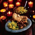 Spiced cabbage & green peas