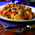 Spiced cauliflower with peppers