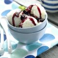 Spiced blueberry & myrtle sauce for ice cream