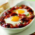 Spanish baked eggs