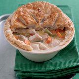 Chicken & leek pie