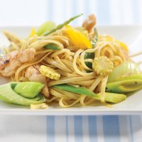 Honey, lemon & ginger stir-fry