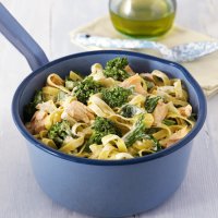 Bellaverde & salmon tagliatelle