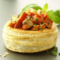 Chicken, bacon, mushroom & spinach pastry cases