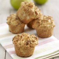 Bramley apple, cinnamon & walnut muffins