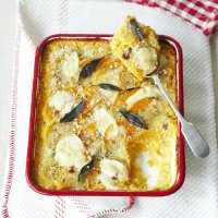 Butternut squash gratin